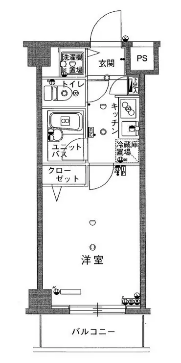 スカイコート板橋第5 4階階 間取り