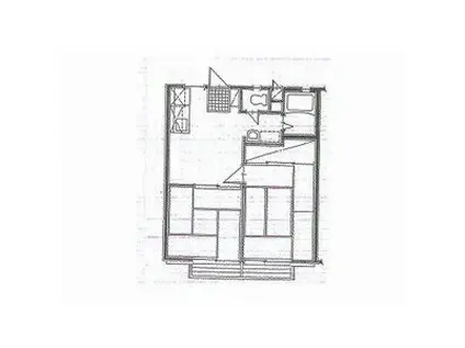 サンライズハイツ(2DK/2階)の間取り写真