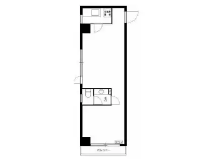 番町ロイヤルコート(ワンルーム/4階)の間取り写真