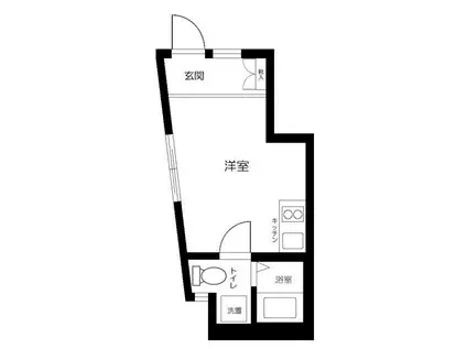 シーズ・ガレリア南青山(ワンルーム/1階)の間取り写真