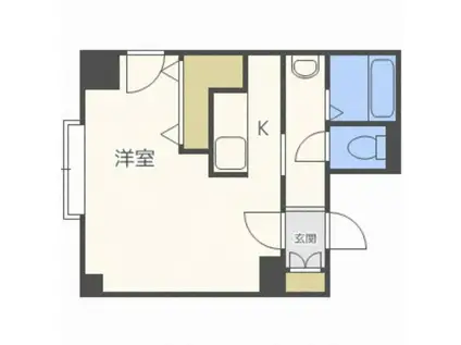 KS STAGE ASAHIMACHI(1K/5階)の間取り写真