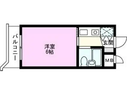 FORVAL SOLO 川口(ワンルーム/3階)の間取り写真