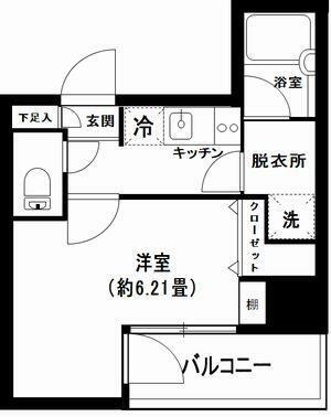 ドルチェ池袋ノース弐番館NC(1K/4階)の間取り写真