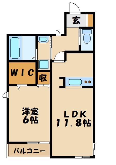THE RESIDENCE ザ レジデンス(1LDK/3階)の間取り写真