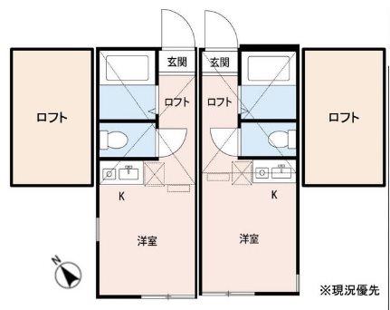 スマートレジデンス横須賀西(ワンルーム/1階)の間取り写真