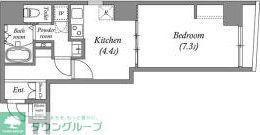 HF八丁堀レジデンスⅢ(1DK/5階)の間取り写真