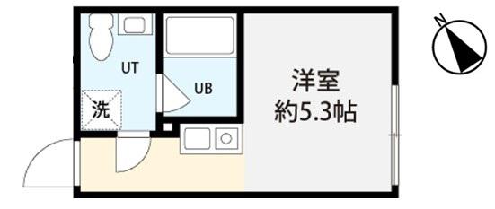 LAUNA練馬北町(ワンルーム/1階)の間取り写真