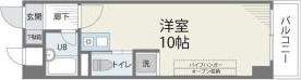アバンダント84(ワンルーム/5階)の間取り写真