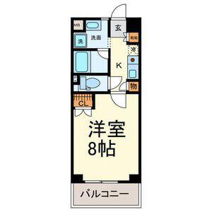 ガーデンハイツマルタカⅡ(1K/3階)の間取り写真