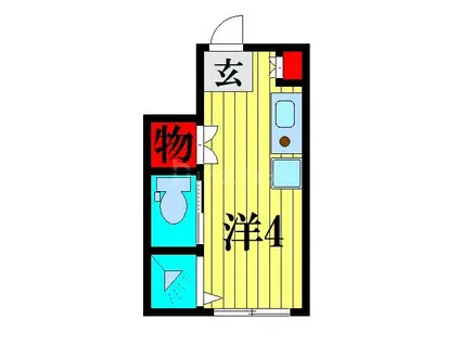 サークルハウス京成小岩(ワンルーム/1階)の間取り写真