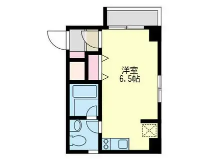 エフパークレジデンス東神奈川(ワンルーム/3階)の間取り写真