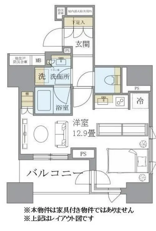 Brillia秋葉原 5階階 間取り