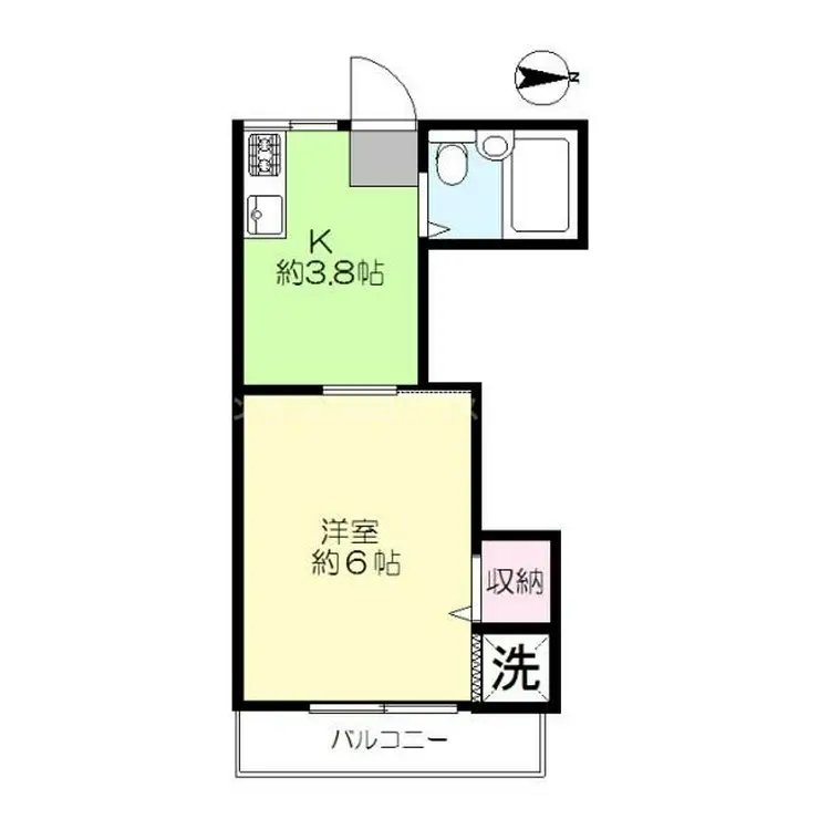 ハイツマリム 1階階 間取り