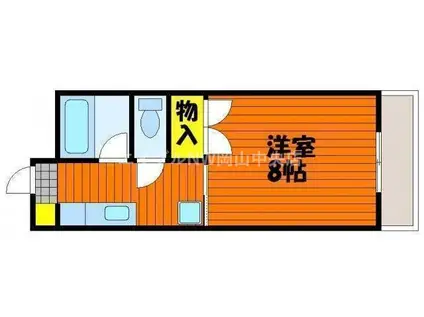 アークハイツ富田町(1K/6階)の間取り写真