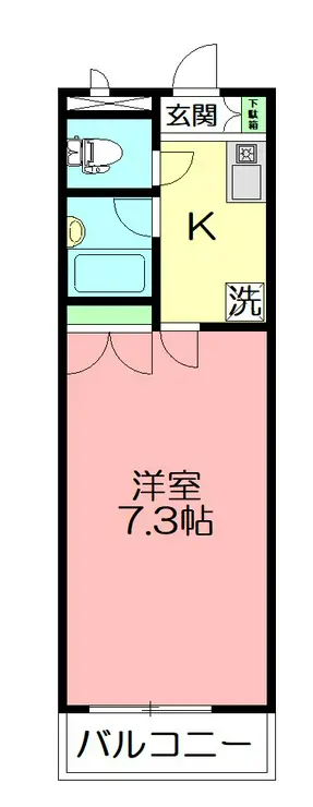 下の根グラスワン 4階階 間取り