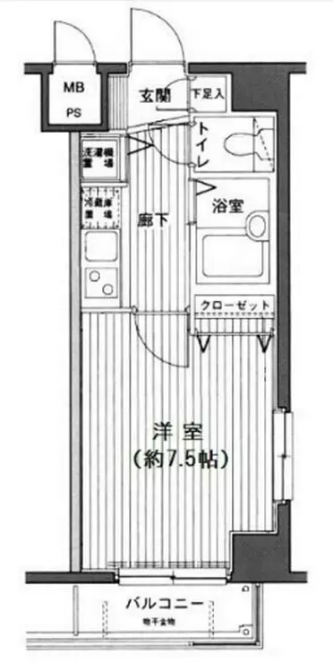 グランド・ガーラ渋谷松濤 4階階 間取り