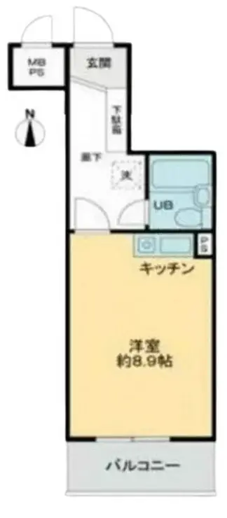 ダイアパレス田端第2 1階階 間取り