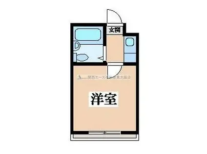 小阪CTスクエア(ワンルーム/1階)の間取り写真