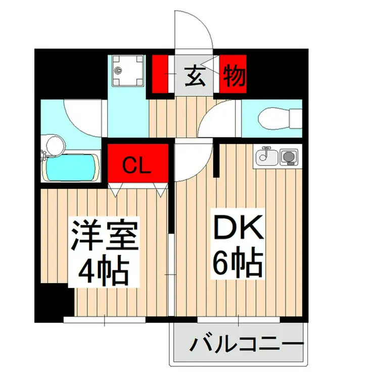 ライオンズガーデン成増 2階階 間取り