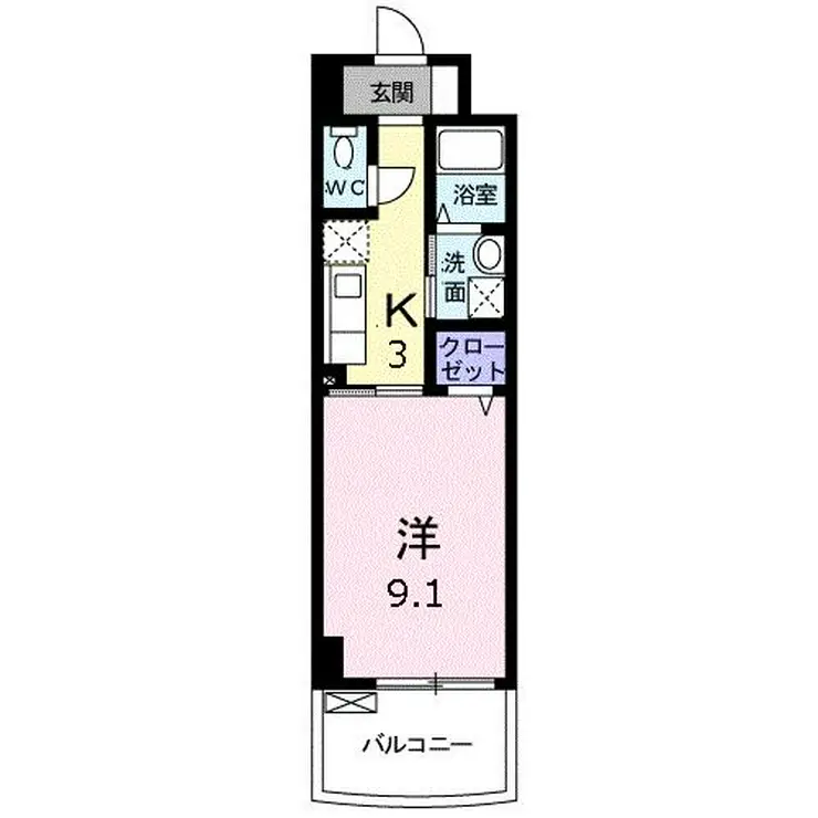 モデラート 3階階 間取り