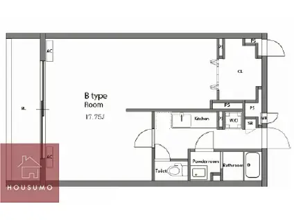 リブリ・グラーデ塚本(1K/1階)の間取り写真