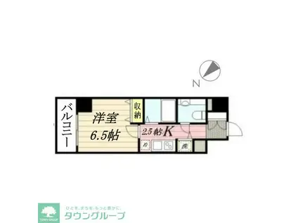 メゾン・ド・ヴィレ本駒込(1K/8階)の間取り写真