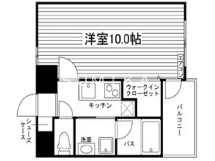 CASA FELICE(1K/2階)の間取り写真