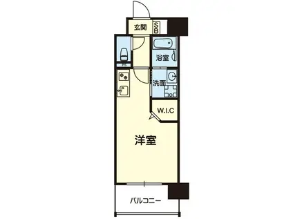 LALALA本山(ワンルーム/8階)の間取り写真