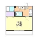 PEACE ONE(1K/2階)の間取り写真