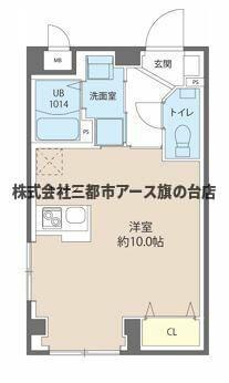 レピュア池上レジデンス(1K/5階)の間取り写真