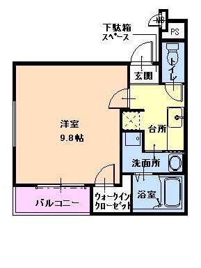 フジパレス淀川ウエスト(1K/2階)の間取り写真