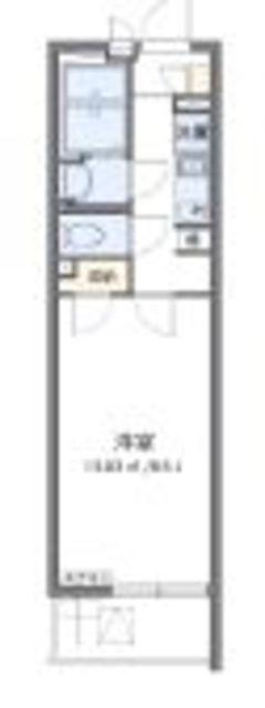クレイノL ESTATE(1K/1階)の間取り写真