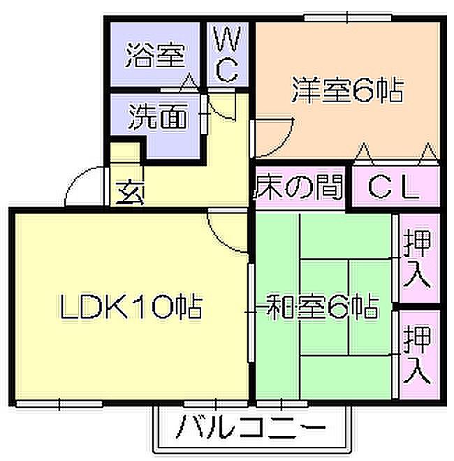 ANNEX(2LDK/1階)の間取り写真