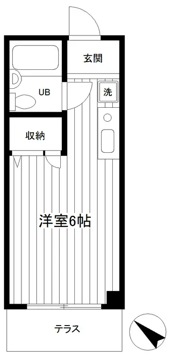 エルクレアドール 1階階 間取り