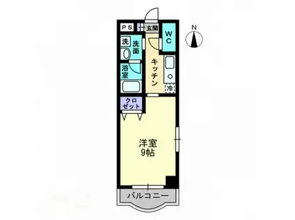 LUMIERE(1K/1階)の間取り写真