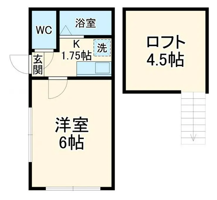 リバーサイド下田 1階階 間取り