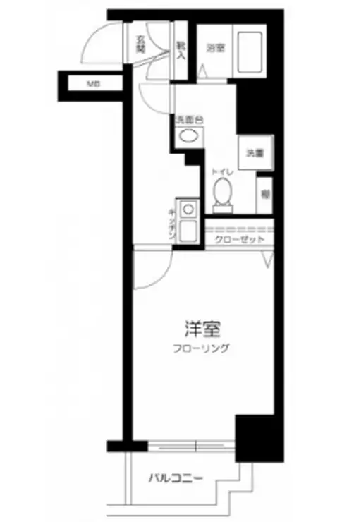 グリフィン横浜・セントラルステージ 8階階 間取り