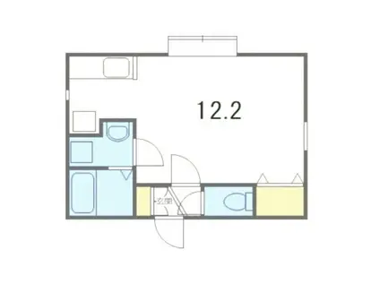 アステリア(1K/1階)の間取り写真