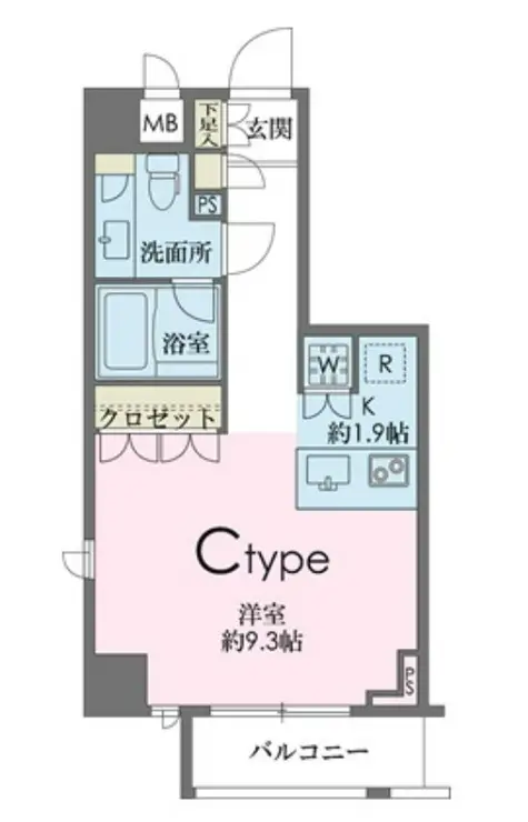 ドゥーエ南麻布 3階階 間取り