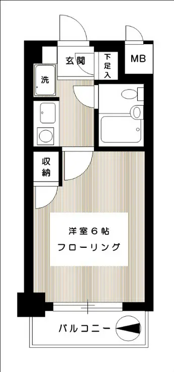 クリオ新杉田壱番館 5階階 間取り