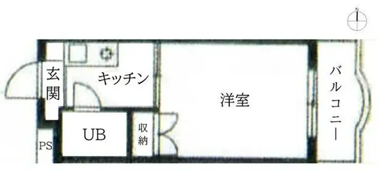 ハイタウン大森 1階階 間取り