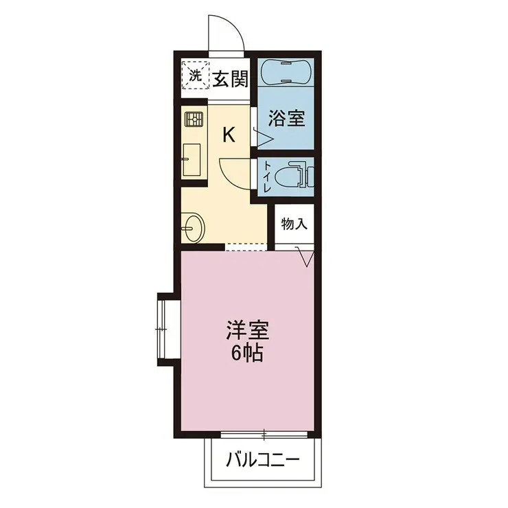 ボナール谷戸 2階階 間取り