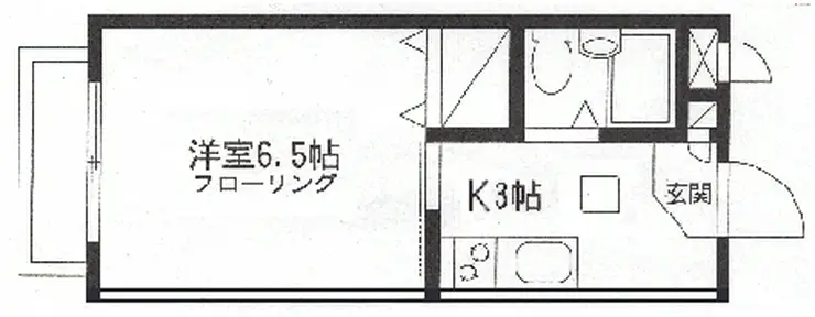 アクティフセーヌフカヤ 2階階 間取り