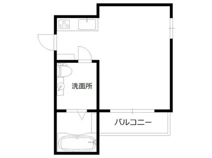 RETINA大手町(ワンルーム/3階)の間取り写真