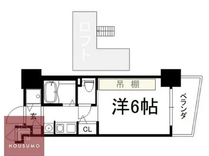 エステムコート新大阪IIIステーションプラザ(1K/4階)の間取り写真