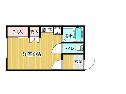 LEEコーポ(ワンルーム/1階)の間取り写真
