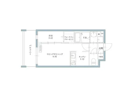 リアンレガーロ井尻ステーションII(1LDK/1階)の間取り写真