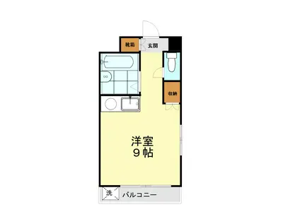 コート・ヴィレッジ・アボシ(ワンルーム/3階)の間取り写真