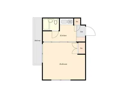 プライム東長崎(1K/3階)の間取り写真