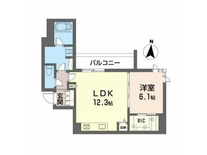 SHAMAISON 青山通(1LDK/2階)の間取り写真